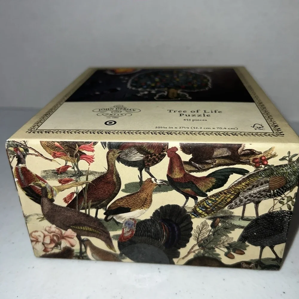 John Derian Target Tree of Life Shaped Puzzle 453pc New Sealed 2025